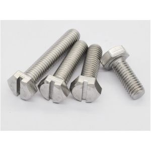 Stainless Steel GB/T 29.1 Hex Bolt With Slot On Head Hexagon Screwts With Recess