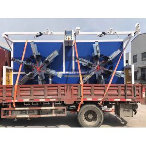 Full-automatic Double Disk Plastic PE Pipe Coiler For HDPE Pipe Processing In