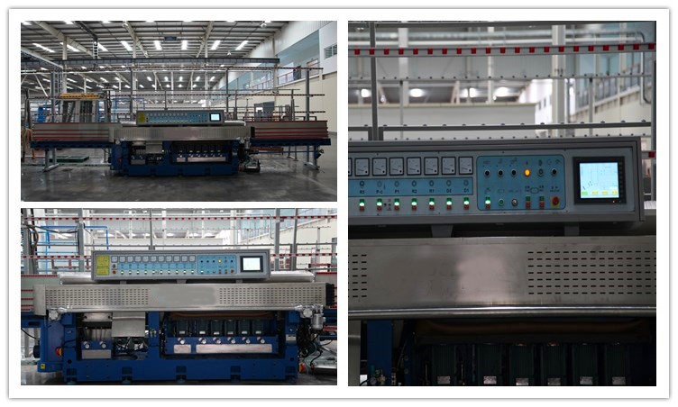 Plc Control System Polishing Glass Beveling Machine Ce Iso Listed