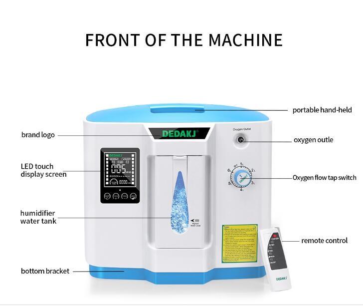 Medical 1L-6L Adjustable Home and Medical Oxygen Concentrator Oxigen Concentrator