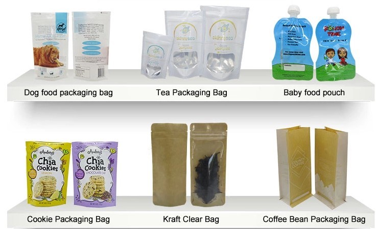 Custom printed heat seal snack food metalized packaging bag back sealed popcorn packing pouches snack food bags
