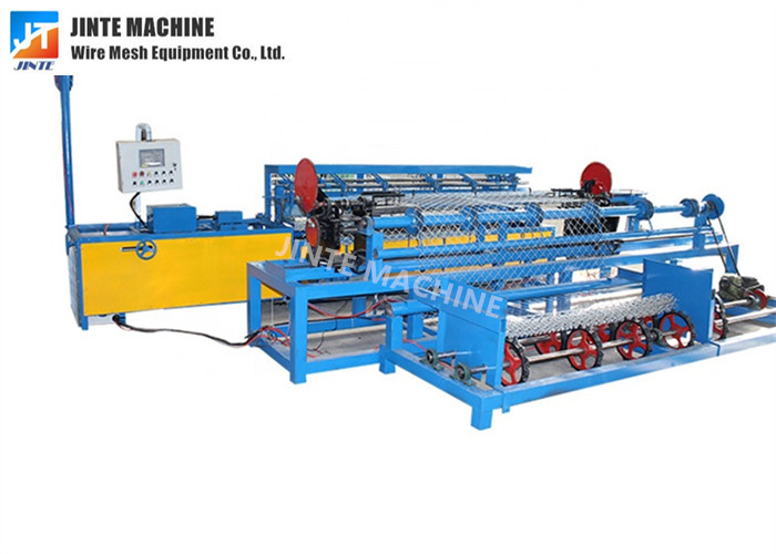 Popular india diamond wire mesh making machine chain link fence machine