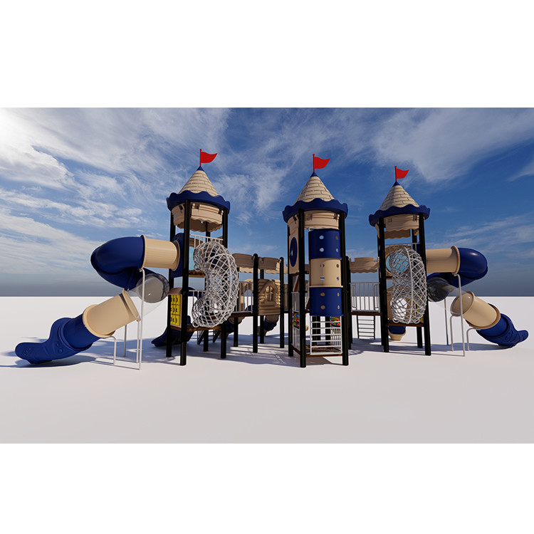 LLDPE Galvanized Steel Pipe Outdoor Playground Park For Children Play House