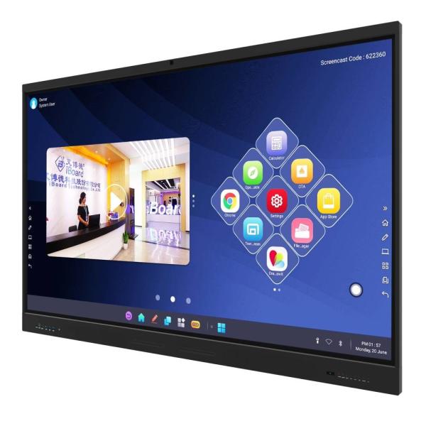 IBoard 65/75/86/98/110 Inch LCD Display Multi Touch Screen Smart Board
