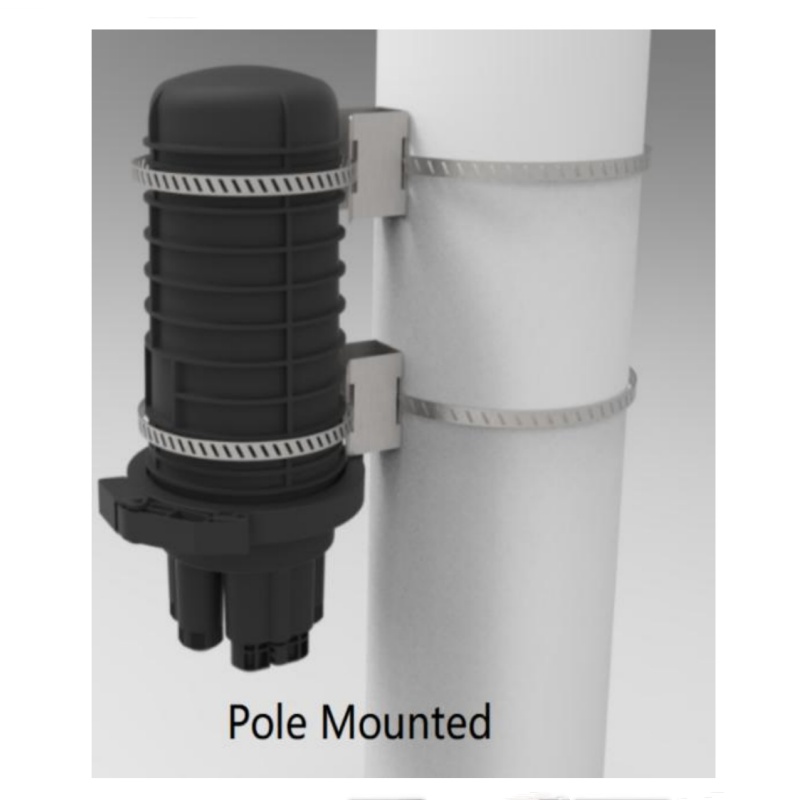 FTTH Mini Terminal Box Dome Closure with Fiber Optic Splice Box and IP68 Performance