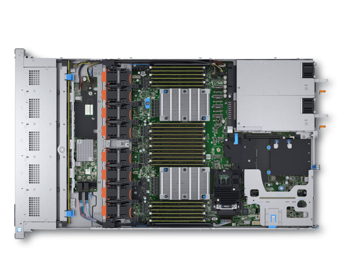 Rack Server Dell PowerEdge R6515 8x2.5''SAS/SATA Rack 1U WITH AMD Cpu Dual Power Supply 700W