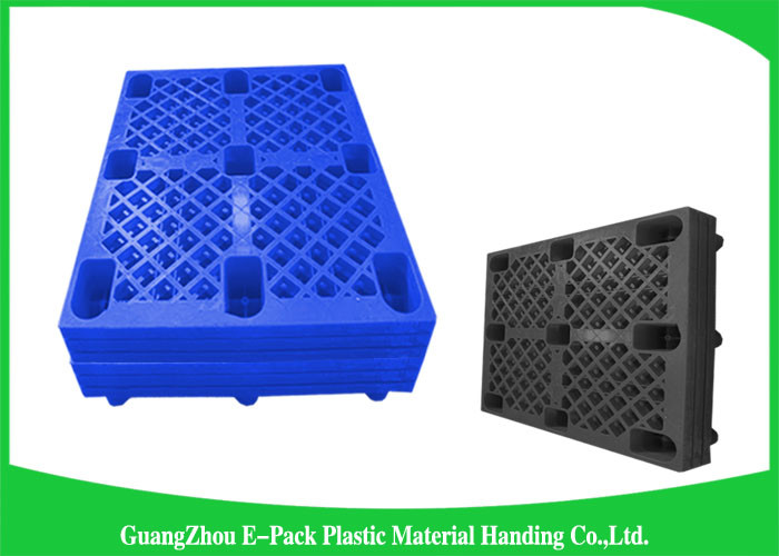 Small Single Bottom Light Duty Nestable Plastic Pallets 1100*800*135mm
