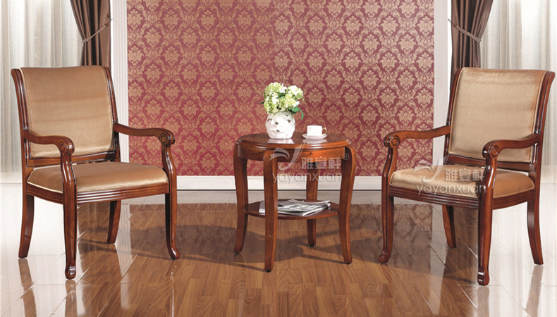 Small Meeting Table With Two Chairs Set For Sale In Chinese Factory (YW-37)