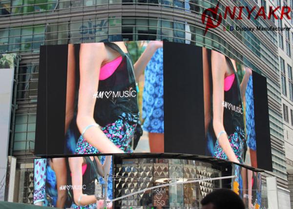 Advertising Outdoor Full Color LED Display P6 6500 Nits Brightness CE ROHS