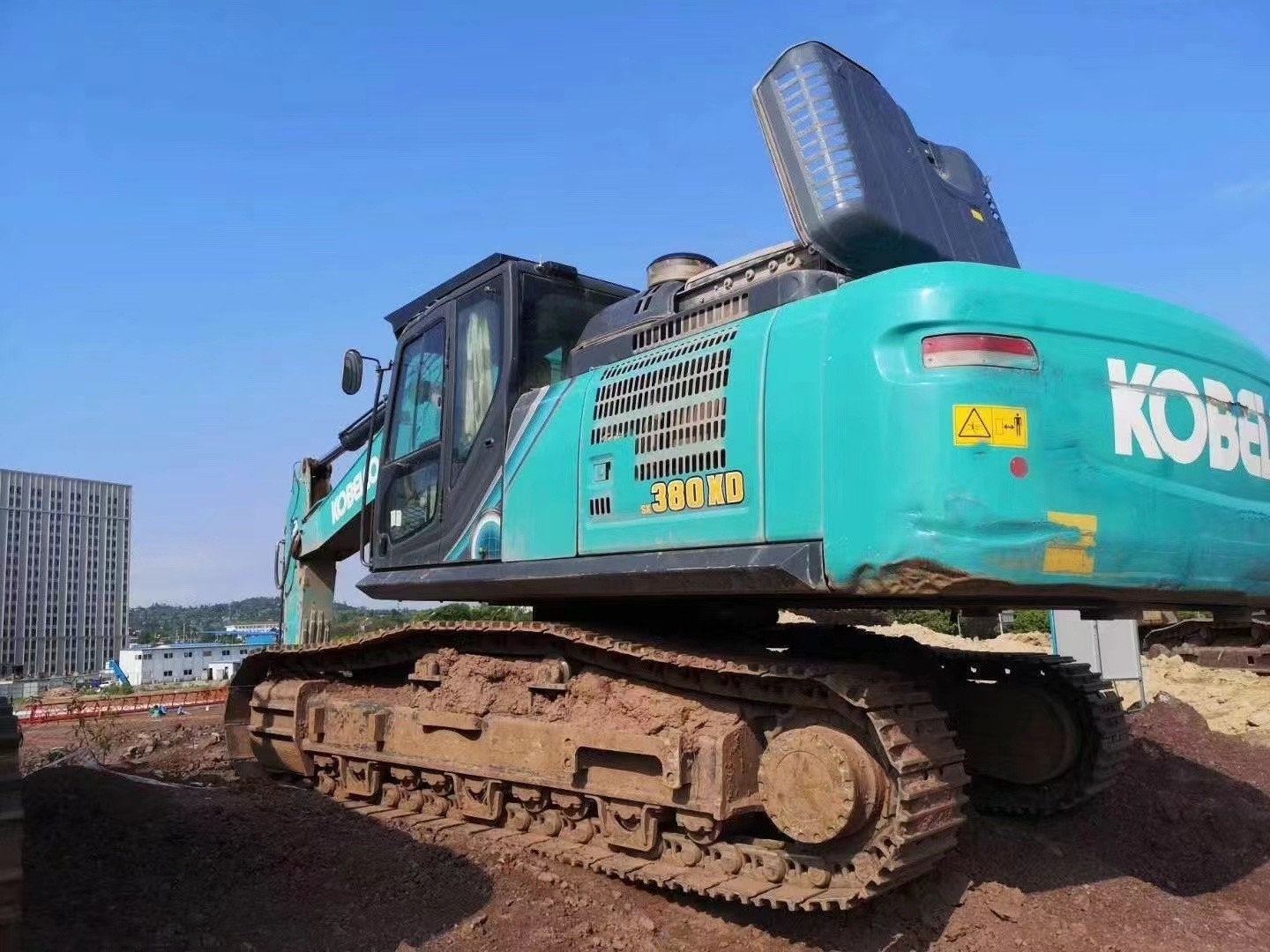 Original Painting Used Kobelco SK380XD hydraulic Excavator in stock