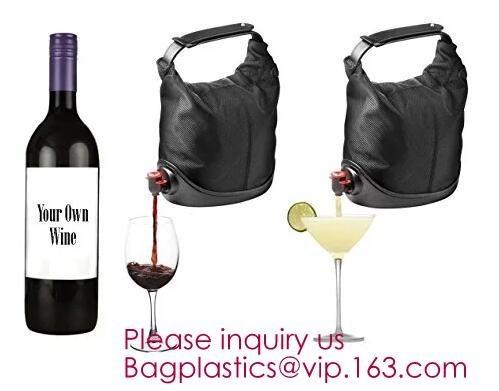 Aluminum foil wholesale spout liquid wine bag in box with packaging,Bag in Box