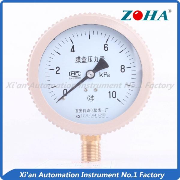 High Temperature General Instruments Pressure Gauge For Boiler Ventilation