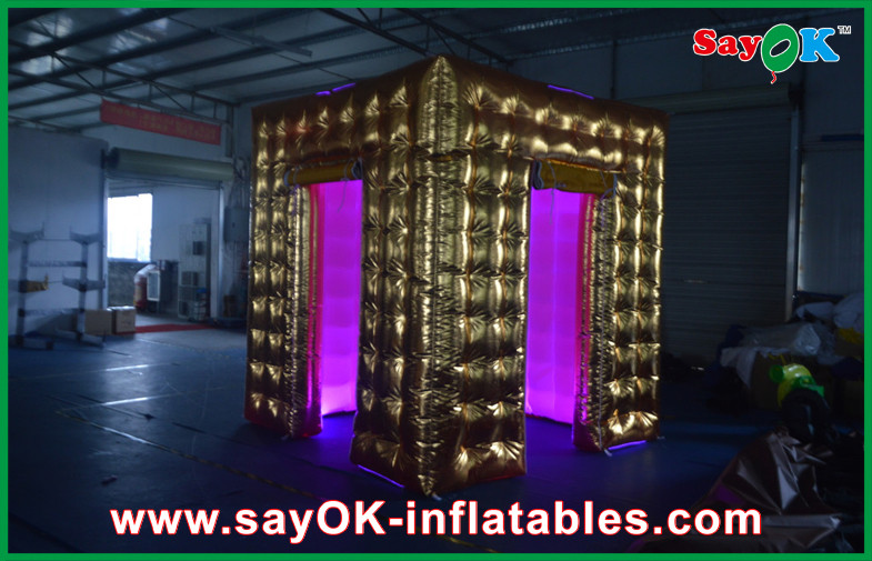 Inflatable Kiosk Inflatable Paint Portable Mobile Photo Booth SGS Approval For Wedding / Party