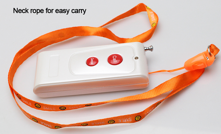hospital wireless nurse call bell system, patient call nurse by pressing a call button near bed
