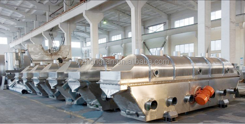 Boiling Spray Granulation high production horizontal fluidized jet mill sodium chloride vibrating fluid bed dryer drying machine