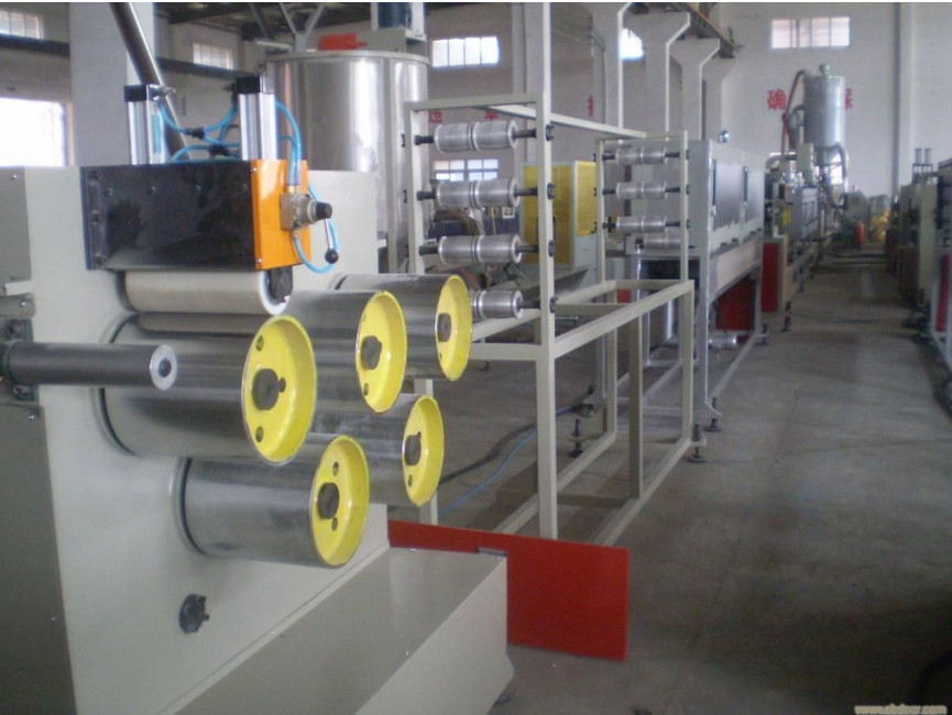 PET Packing Belt Strap Making Machine 100% Recycled PET Flakes Packing Belt Extrusion