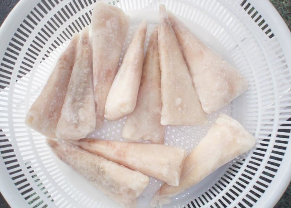 Natural Color frozen Monkfish tail
