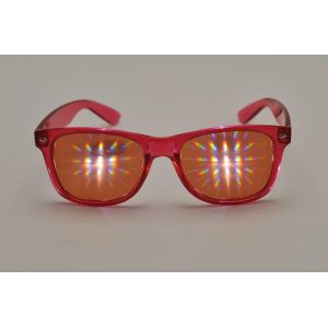  Orange Plastic Diffraction Glasses Use Amber Grating Film Sheets Manufactures