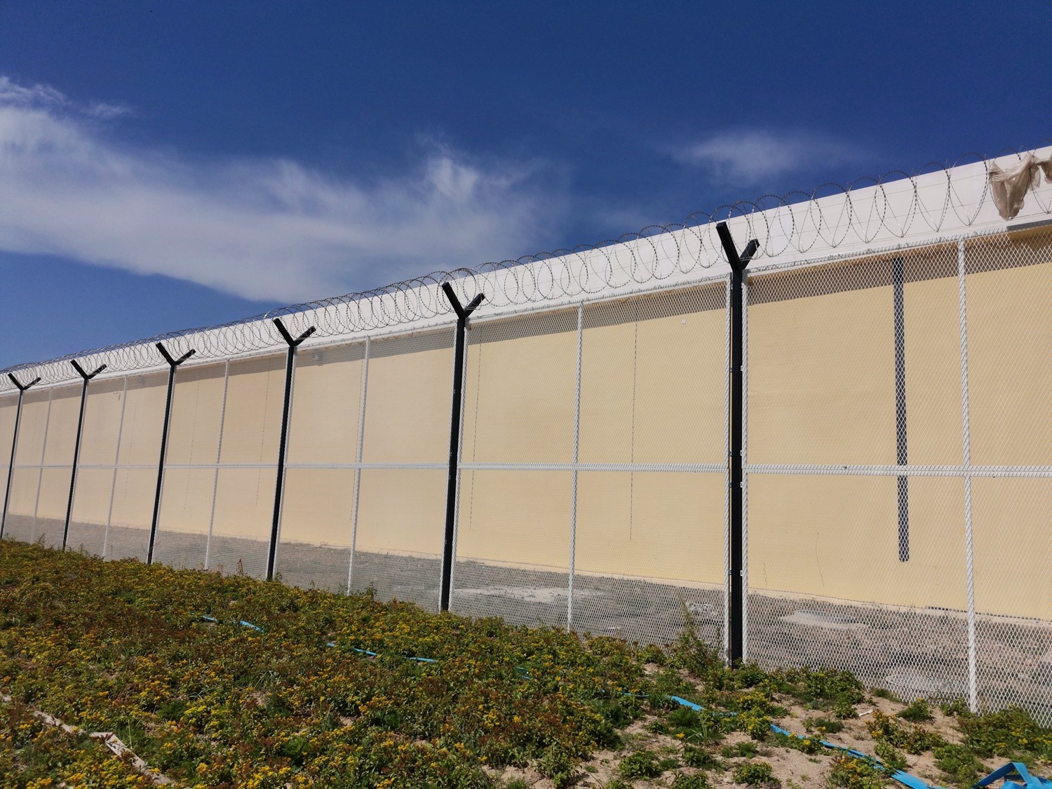 Pvc Coated Galvanised Anti Climb Fencing High Security For Airport
