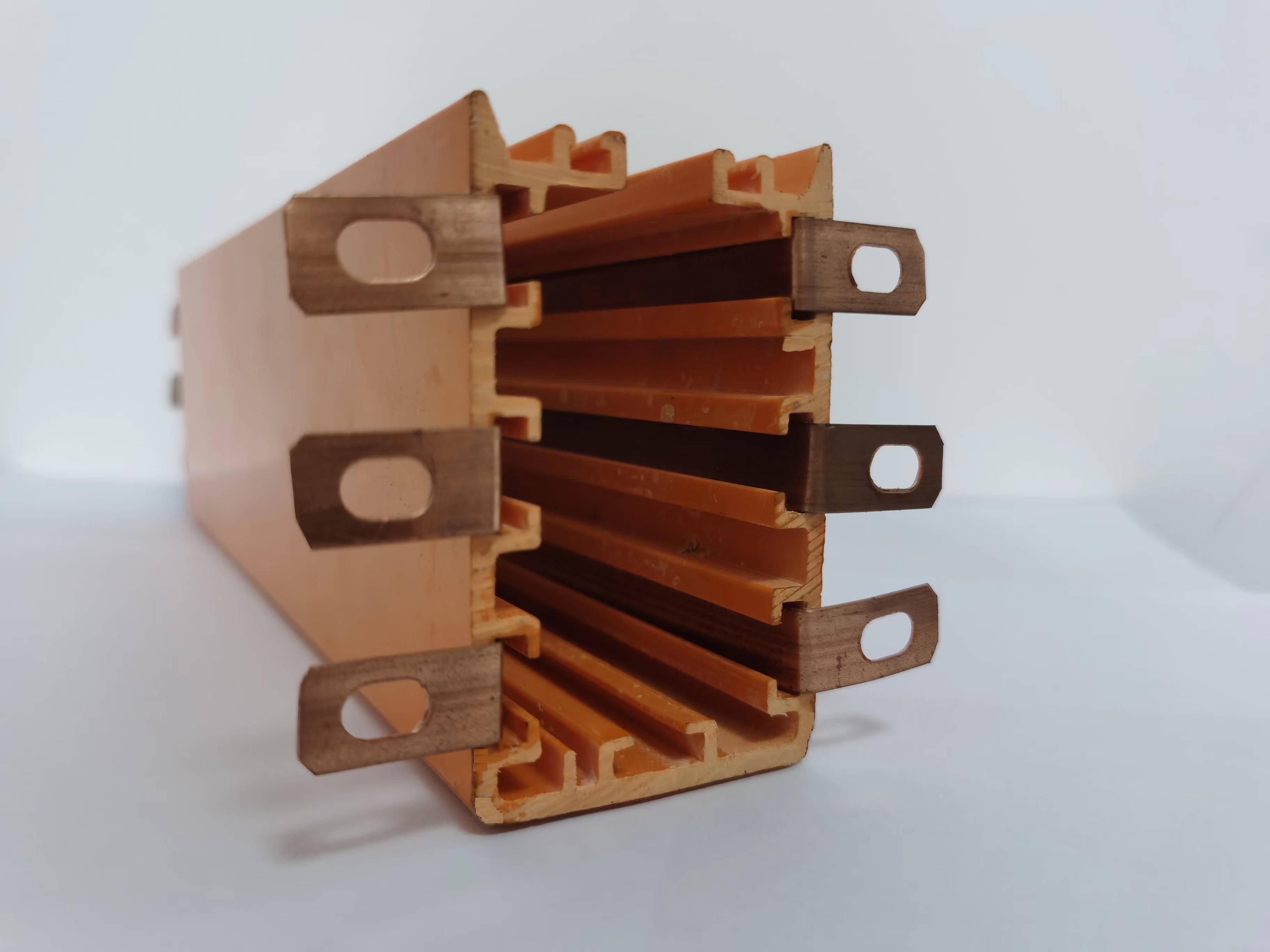 Multipole Enclosed Busbar System Enclosed Conductor Rail Power Transmission