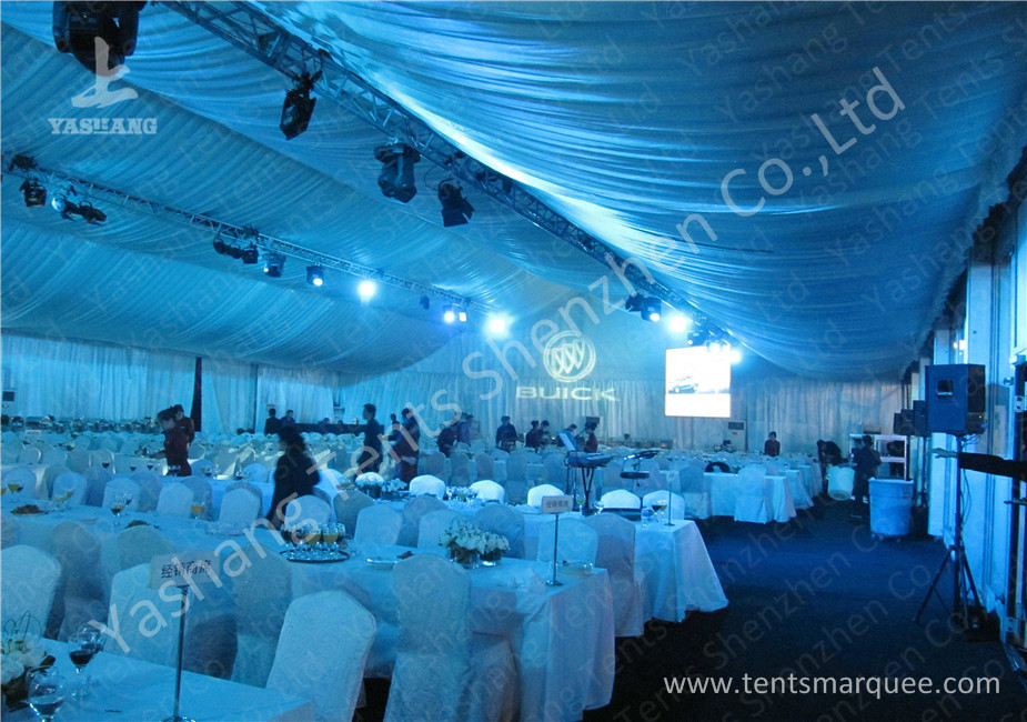 20M Width Full Line Decorated Outdoor Event Tent with Aluminum Alloy Main Frame