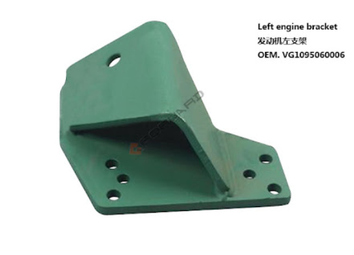 Quality Genuine OEM Sinotruk Howo A7 Engine Left/Right Front Bracket for sale