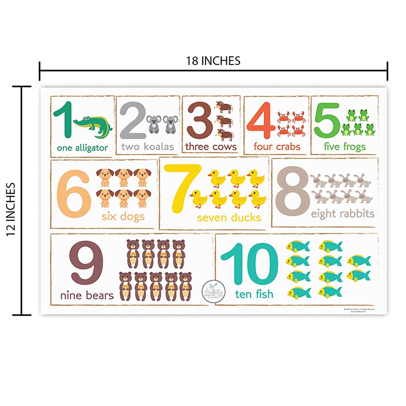 Adhesive Disposable Table Placemats For Baby / Infant / Toddler