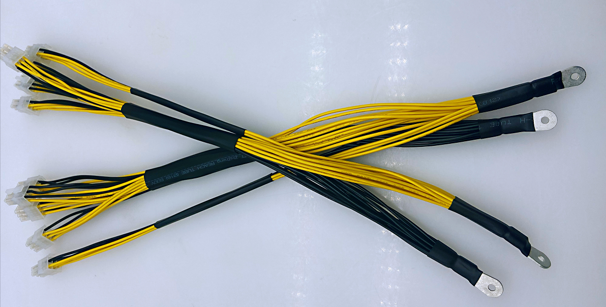 High quality Power Supply extension cable 5 pcs 6Pin Connectors 18AWG
