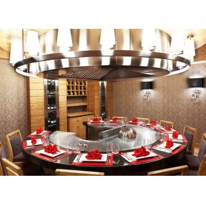 Restaurant / Backyard Hibachi Grill Table Japanese Griddle CE ISO9001 Certification