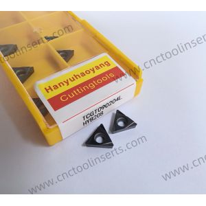  CNC Boring Inserts Wc-Co PVD Coating TCGT0090204L HYB208 ，Applicable To All Difficult-to-machine Materials Except Superalloys Manufactures