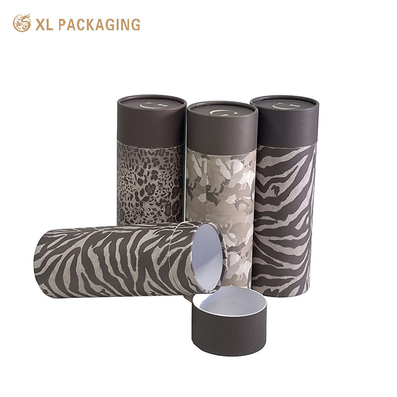 Food Grade Brown Paper Packaging Tubes Cardboard Kraft Paper Tube Tea Packaging