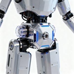 Precision Waist Rotation Servo Seat for Humanoid Robots Custom CNC Machining