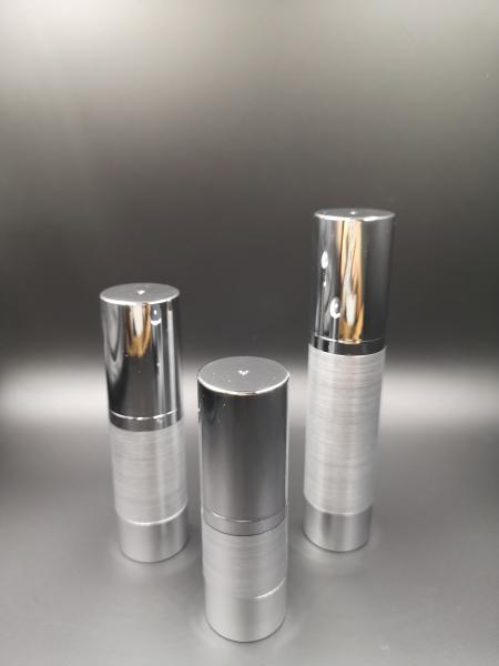 15ml 30ml 50ml plastic PP clear silver in factory price for lotion skin care