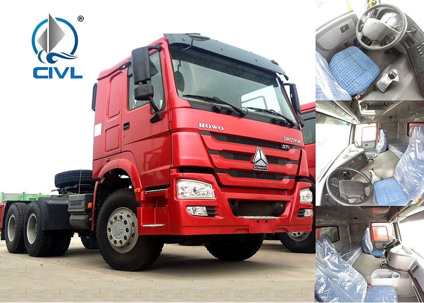 371hp Prime Mover Truck / Sinotruk Howo Tractor Truck Electrical System