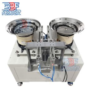 Industrial Low Noise Vibrating Bowl Feeder O-ring Part Feeding System