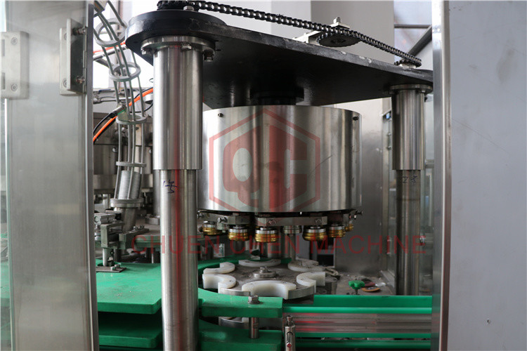 Soft Drink Washing Filling And Capping Machine With Water Sealing Equipment