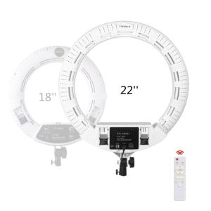  100w 22 Inches Ring Light With Remote Controller 3200k-5500k Battery Support Manufactures