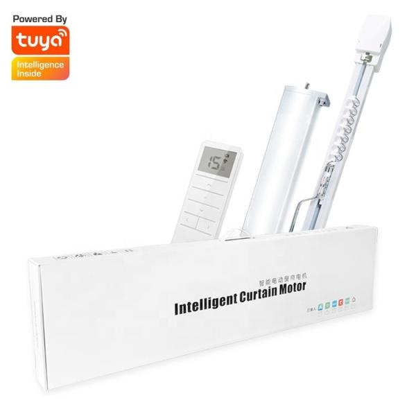 IP20 Automatic Curtain Opener Alexa Splicing Track Alexa Compatible Curtain