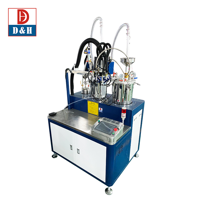 Vacuum Functions Semi Automatic Precision Liquid Glue Dispenser for 2 Part Resin Mixing