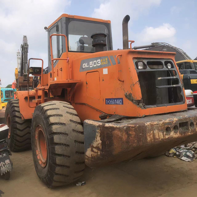 Good Condition Doosan DL 503 Loader Made in Korea Used in Shanghai 5 Ton Rated Load