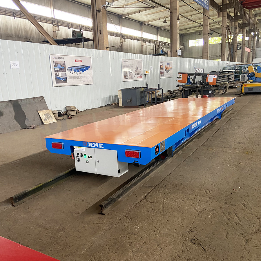 Steel Plant Using 10 Tons Battery Powered Rail Transfer Trolley