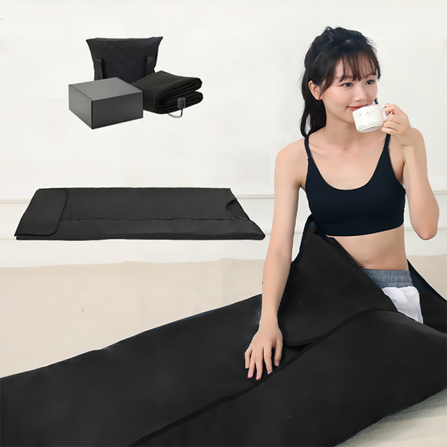 110V-240V Remote Control Color Customized Infrared Sauna Blanket for Slimming Detox