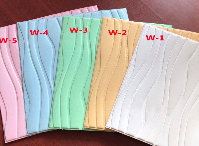 Hotel Wall Coating Environmental PE Foam 3d Wall Brick Sticker for Eco-friendly