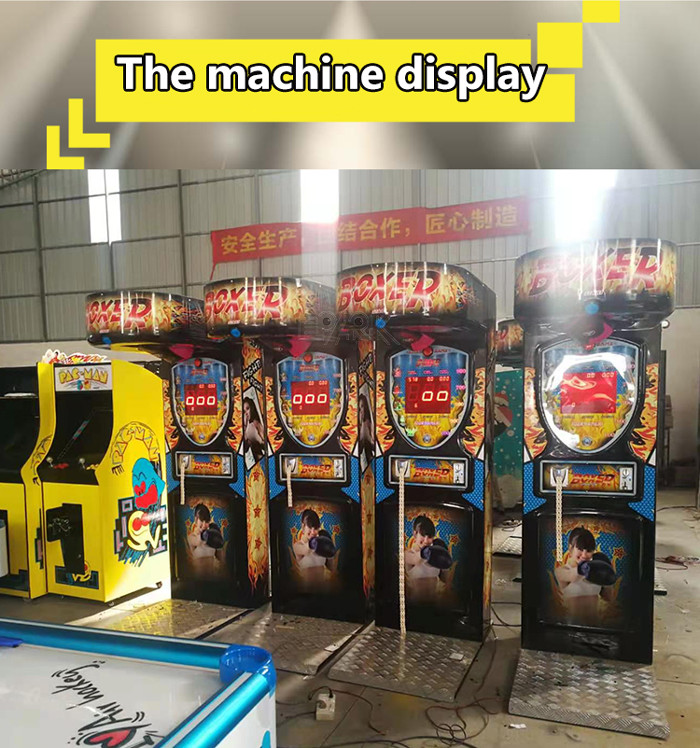Cola Redemption Game Machine Sports Playing Hit Target Arcade Game Boxing Punch Machine