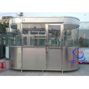  Customized Parking Lot Guard Booth Outdoor Modular Prefab Security Guard House Manufactures