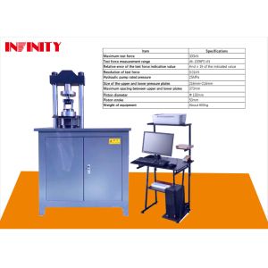 370mm Maximum Spacing Concrete Components Compression Test Machine with ±1%