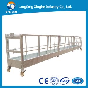  (2m*3)6m/630kg suspended wire rope platform/cradle for facade building Manufactures
