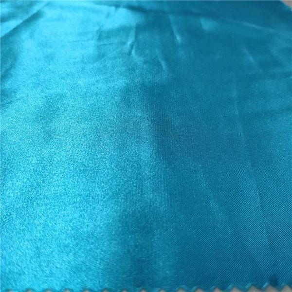 Quality Shimmering Luxury Colours 100% Polyester Dyed Satin Woven Fabric for sale