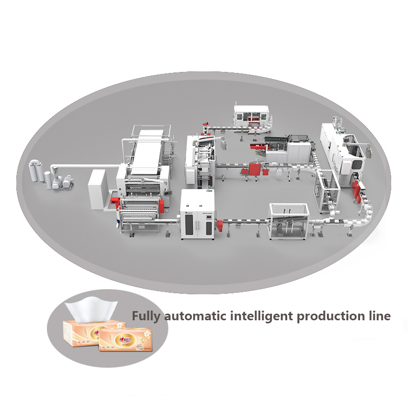 Three Phase Four Wire 380V 50Hz Power Supply Fully Automatic Facial Tissue Wrapping Machine