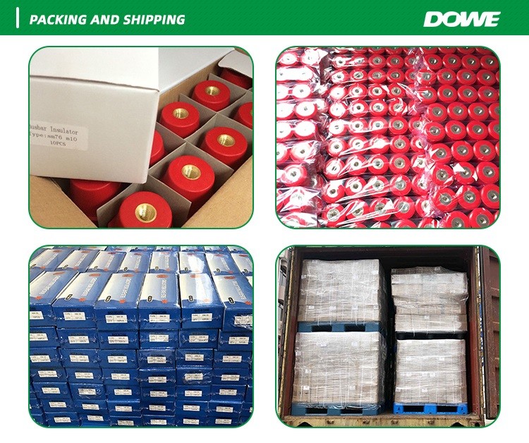 Earthing DMC SMC Insulators Busbars Support White Bus Bar Clamp 130mm
